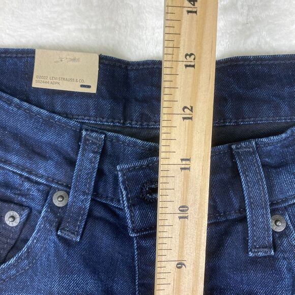 Levis 550 Relaxed Stretch Jeans Mens 33x36 Baggy Whiskered Faded Western Skater - Picture 13 of 14